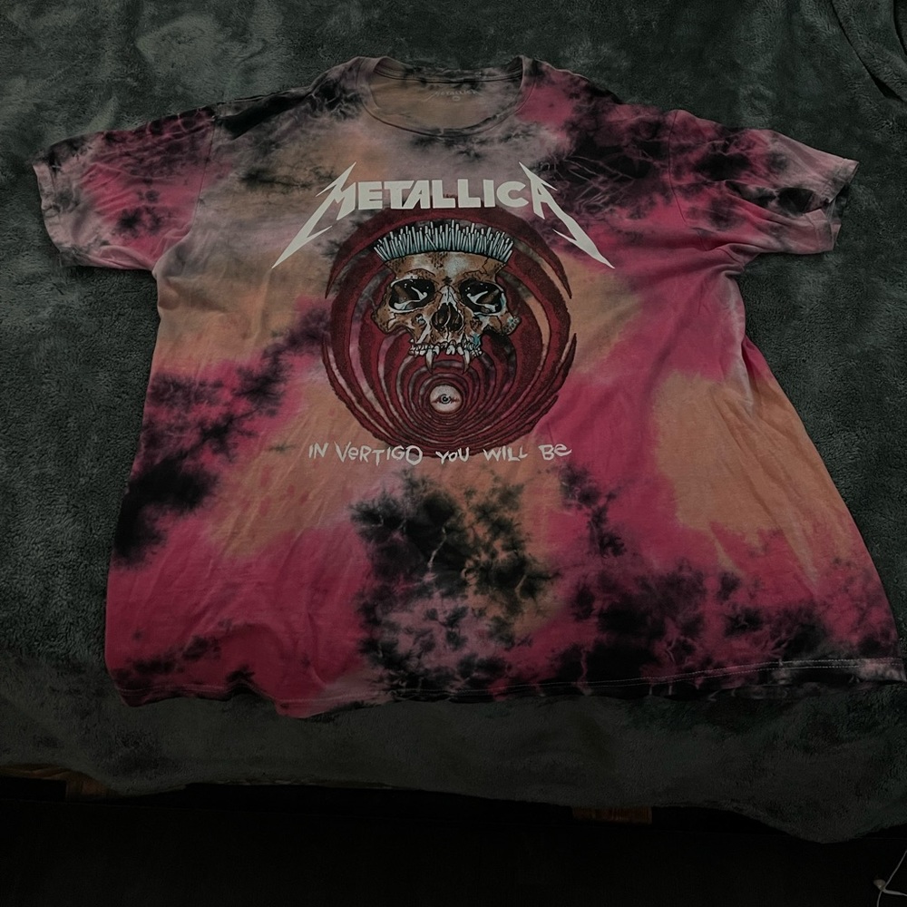 Metallica Tie Die Tshirt